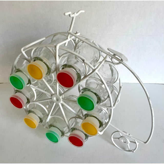 Mid 20th Century Vintage Bicycle Seasoning Rack For Sale - Image 5 of 9