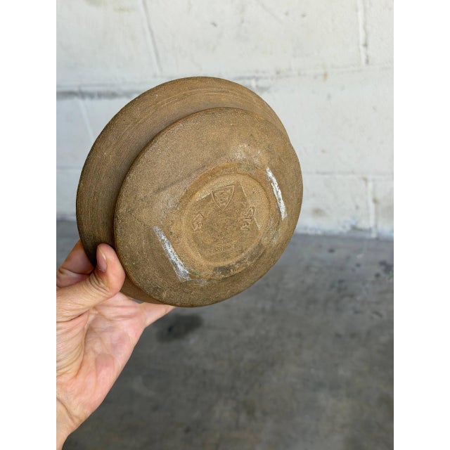Michael Andersen & Søn Danish Blue Ceramic Small Bowl 1960s Mid-Century For Sale - Image 4 of 9