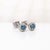 2020s Blue Diamond Stud Earrings With Natural Diamonds in Solid 14k Gold: Round 3.5mm, Pair For Sale - Image 5 of 7