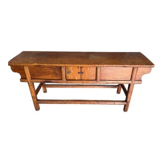 Antique Chinese Temple Altar Sideboard For Sale