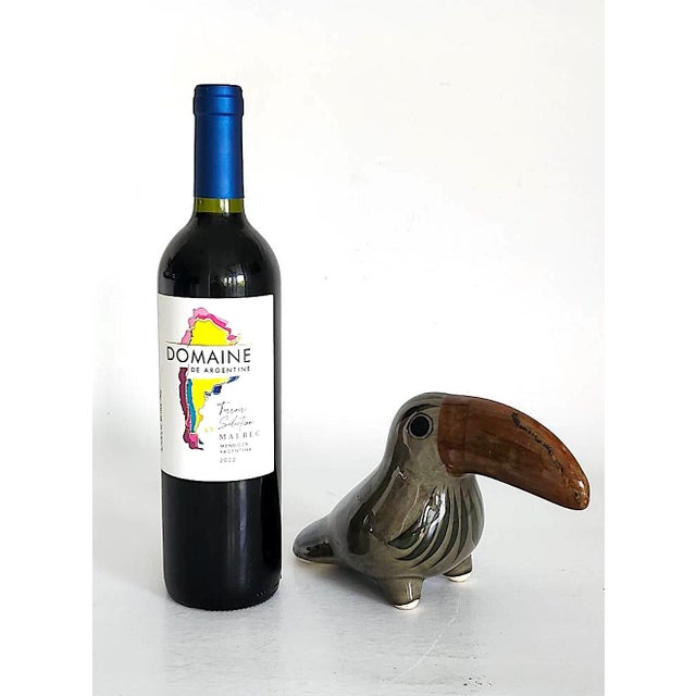 1970s 1970s Tonalá Mexico Ceramic Toucan Bird Figurine For Sale - Image 5 of 10