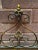 Art Nouveau Vintage French Monumental Wrought Iron Fleur-De-Lis Wall Mirror For Sale - Image 3 of 6