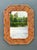 Vintage Chevron Rattan Mirror For Sale - Image 9 of 12