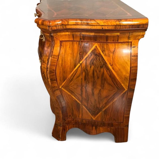 Antique German Baroque Chest of Drawers, 1750 For Sale - Image 4 of 8