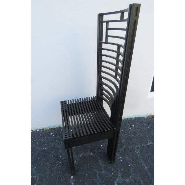 Miguel Rodrigo Mazure Black Bermont Dining Chairs Set of Eight 6224 For Sale - Image 11 of 18