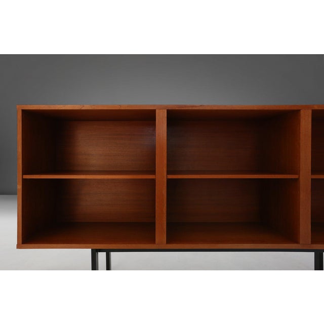 Black Mid-Century Teak Sideboard, Belgium, 1960s For Sale - Image 8 of 11