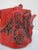 Chinese Red Lacquer Tree Trunk Branch Handle Squirrel Finial Lid Teapot For Sale - Image 15 of 15