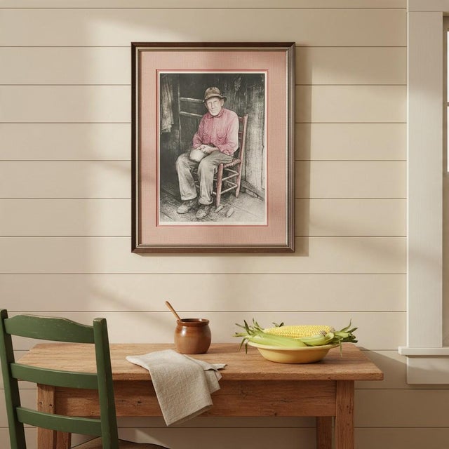 **Hubert Shuptrine – “Patient Turn” | Signed & Numbered Art Print** A framed, signed and numbered print by Chattanooga,...