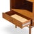 Paul McCobb Style Furnette Mid Century Walnut and Brass Nightstands - Pair For Sale - Image 9 of 11