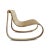 Beautiful hand formed and woven raw rattan rocking chair. Each will have slight variations in tones and inherent...