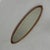 Brown Gold Oval Mirror with Faceted Edge, 1950s For Sale - Image 8 of 13