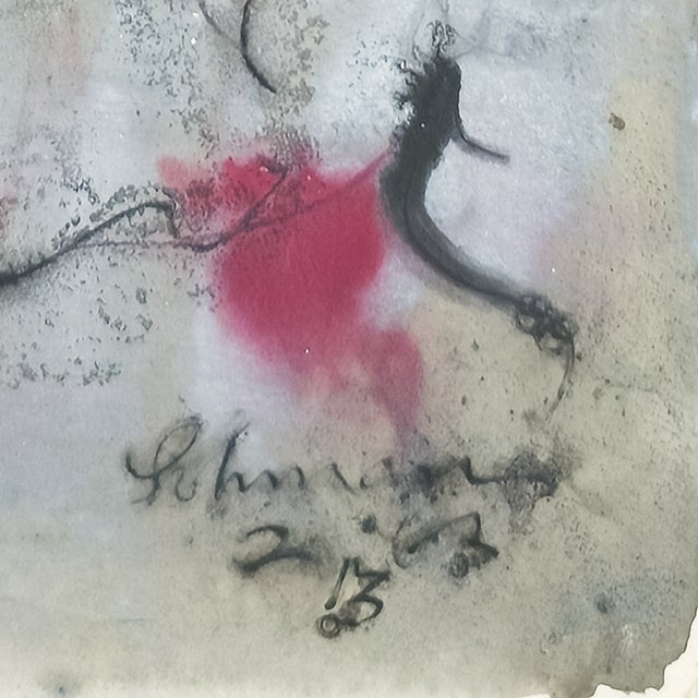 Paint Girl With Flower - Robert Lohman, C. 1963 For Sale - Image 7 of 8