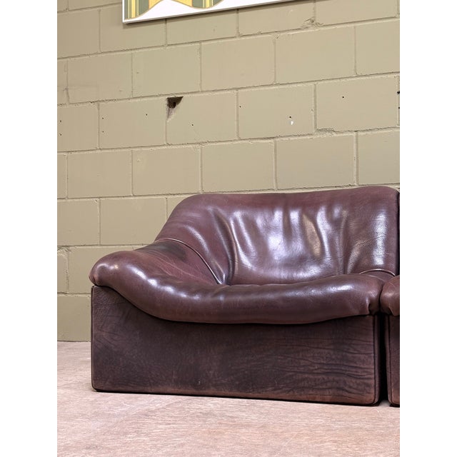 Model DS-46 in Black-Brown Neck Leather from de Sede, Switzerland, 1976, Set of 6 For Sale - Image 13 of 18