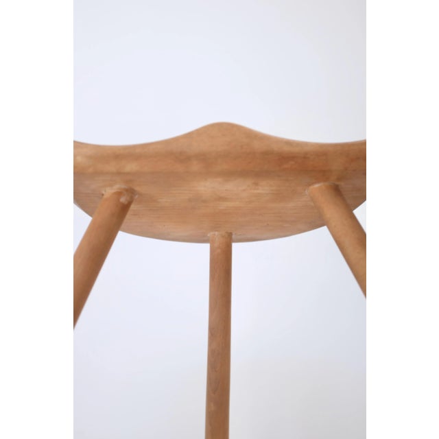 1940s Vintage Swedish Stools - a Pair For Sale - Image 4 of 7