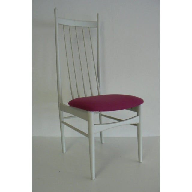 White Dining Chairs by E.M. Dettinger for Lucas Schnaidt, Set of 6, 1969 For Sale - Image 9 of 10