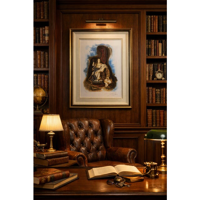 1970s 1970s Salvador Dalí “Little Prince” — Signed Limited Edition Lithograph, 199/300, Framed For Sale - Image 5 of 11
