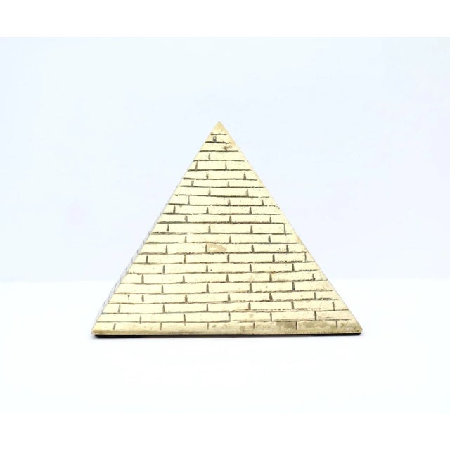 Late 20th Century Large Brass Pyramid For Sale In Phoenix - Image 6 of 9