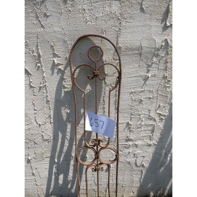 Antique Victorian Iron Gate Architectural Salvage For Sale - Image 4 of 5