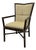 Mid-Century McGuire Bamboo and Fabric Lounge Chair, 1970s For Sale
