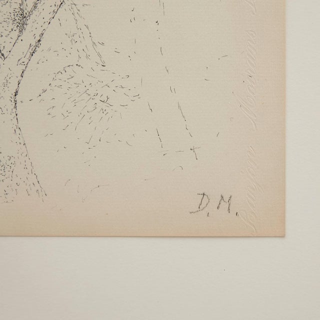 Dora Maar, Pointillist Composition, 20th-century, Ink on Paper For Sale - Image 4 of 16