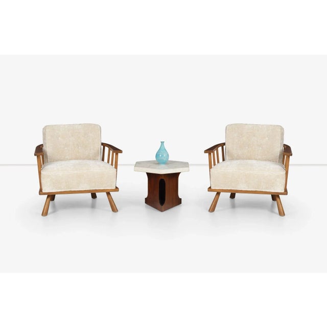Wood 1950s Vintage Robsjohn-Gibbings for Widdicomb Lounge Chairs, Unmarked - a Pair For Sale - Image 7 of 12
