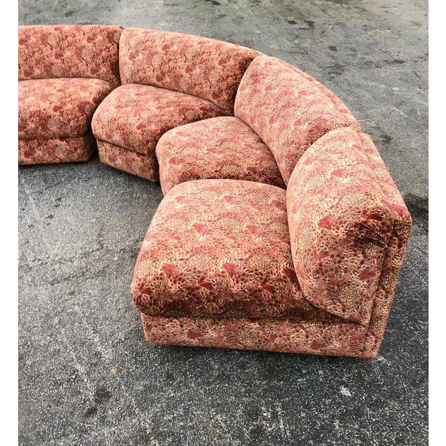 Custom Made Printed Sectional Sofa Chairish