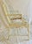 1960s Vintage English Chinese Chippendale White Painted Arm Chair Classic Arm Chair in the English Chinese Style For Sale - Image 5 of 8