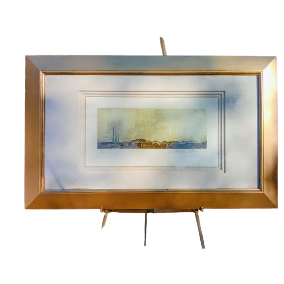 1970s Charles R. Davis Orignal Impressionist Limited Print For Sale - Image 5 of 5
