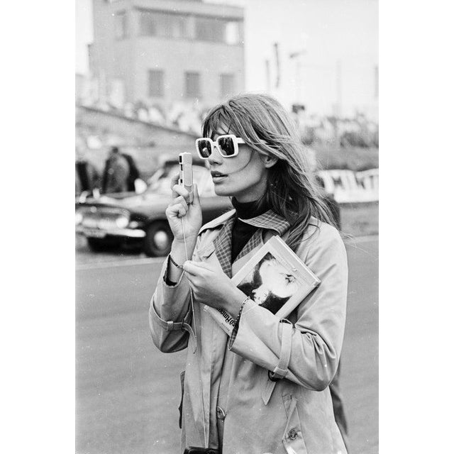 Francoise Hardy French actress Francoise Hardy at Brands Hatch to film John Frankenheimer's racing drama 'Grand Prix'....