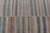 Squared Vintage Turkish Paneled Kilim Vintage Rug in Muted Colors 14'0" X14'2" For Sale In Atlanta - Image 6 of 13