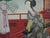Red Antique Tsukioka Yoshitoshi One Hundred Aspects of the Moon Wang Changling Meiji Woodblock For Sale - Image 8 of 9