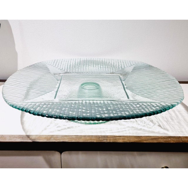 Large Mid-Century Art Glass Serving Bowl, 1970s For Sale - Image 4 of 13