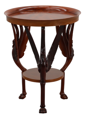 French Empire Side Table in Carved Wood, 1850