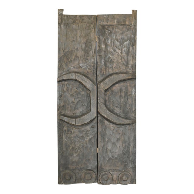 Vintage Indian Door From Nagaland For Sale