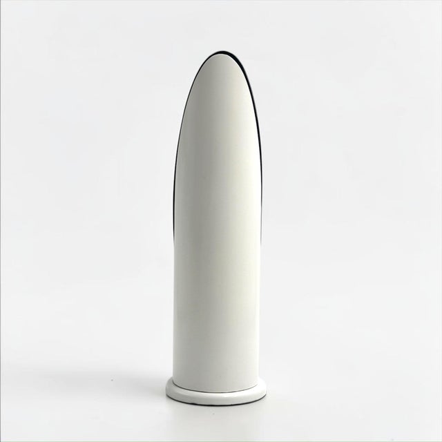 1970s White Lipstick Table Mirror, Italy, 1970s For Sale - Image 5 of 14