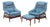 Iconic 1960s Folke Ohlsson for Dux Reclining Lounge Chairs With Ottoman For Sale