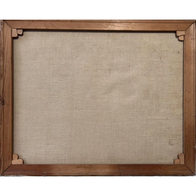 Wilhelm Julien Wils, 1880 – 1960, Danish author oil on canvas with total measurements of 57.5 x 71.5 cm. Sold unframed. ,...