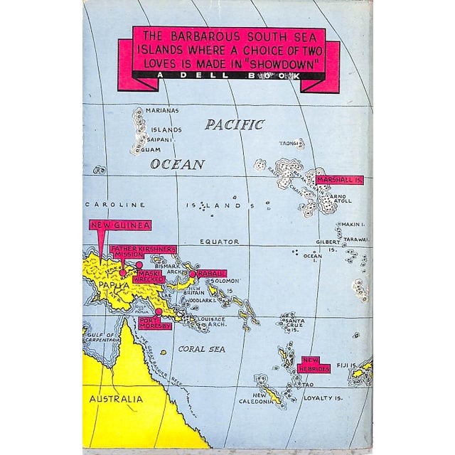 FLYNN, Errol [239] pp. Dell Publishing Company, Inc. 6 3/8" x 4 1/8" Showdown is a romantic adventure novel written by...