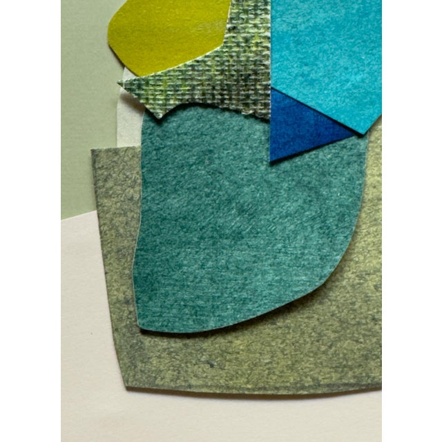 "Petal 7" Original Mixed-Media Collage on Paper by Zac Woodiel For Sale - Image 4 of 11