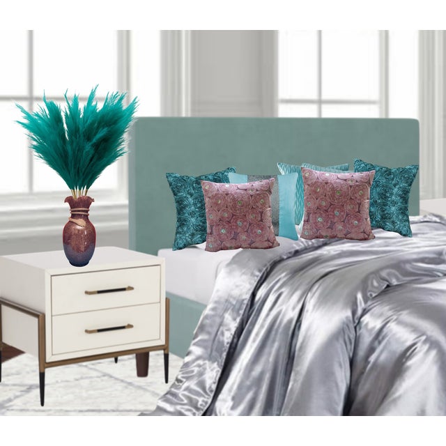 Art Glass Purple Vase White Glass Swirl For Sale In New York - Image 6 of 12