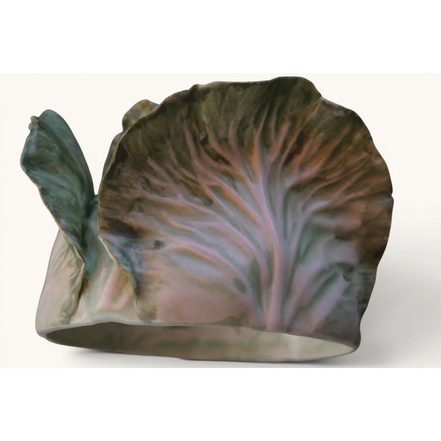 Ceramic Porcelain Cabbage Tureen with Coa by Vladimir Kanevsky, 2014 For Sale - Image 7 of 15