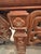 Asian Carved Oak Vintage Asian Style Console Table For Sale - Image 3 of 15