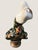 Vintage Mid-Century Modern Hand-Painted Porcelain Lady Table Lamp W/Porcelain Lady Finial For Sale - Image 15 of 18