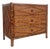 Vintage Bloomingdale's Burnt Bamboo Rattan Bachelor Chest For Sale