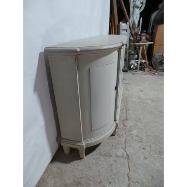 Wood Gustavian Style Unique 4 Door 5 Drawers Sideboard For Sale - Image 7 of 12