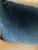 Set of 3 Navy Blue Velvet Rectangular Lumbar Pillows With Down Inserts For Sale - Image 18 of 18