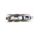 Late 20th Century 6.5" JB Native American sterling channel inlay Opal and Lapis cuff bracelet For Sale - Image 5 of 11