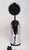 Metal Vintage Italian Chrome and Glass Collapsible Table Lamp by Oscar Torlasco For Sale - Image 7 of 18