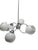 Art Deco Style Chandelier, Poland, 1960s For Sale - Image 4 of 13