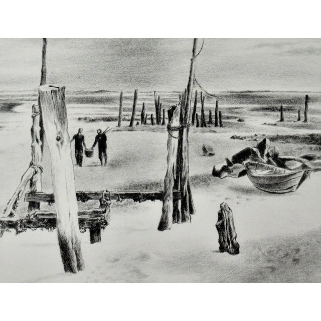 American Julian Edwin Levi, Low Tide, 1943 For Sale - Image 3 of 5